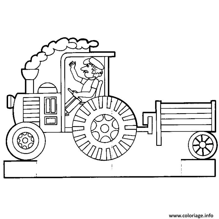 Coloriage Tracteur Agricole Colorier Dessin Tracteur À concernant Coloriage Tracteur Tom À Imprimer