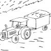 Coloriage Tracteur Agriculture Dessin Gratuit À Imprimer à Dessin De Tracteur À Colorier
