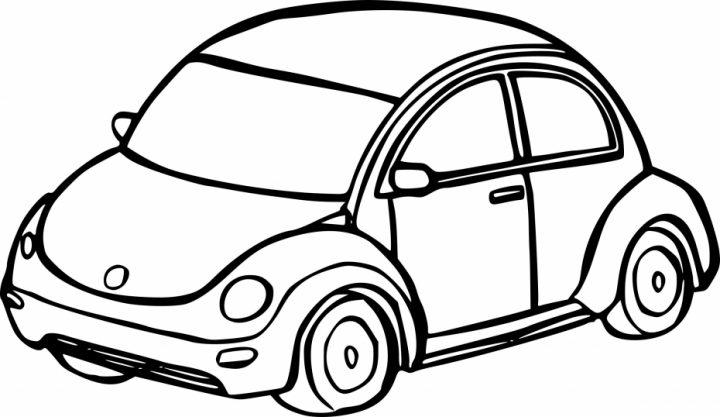 Coloriage Voiture Coccinelle À Imprimer Sur Coloriages tout Coloriage Vehicule