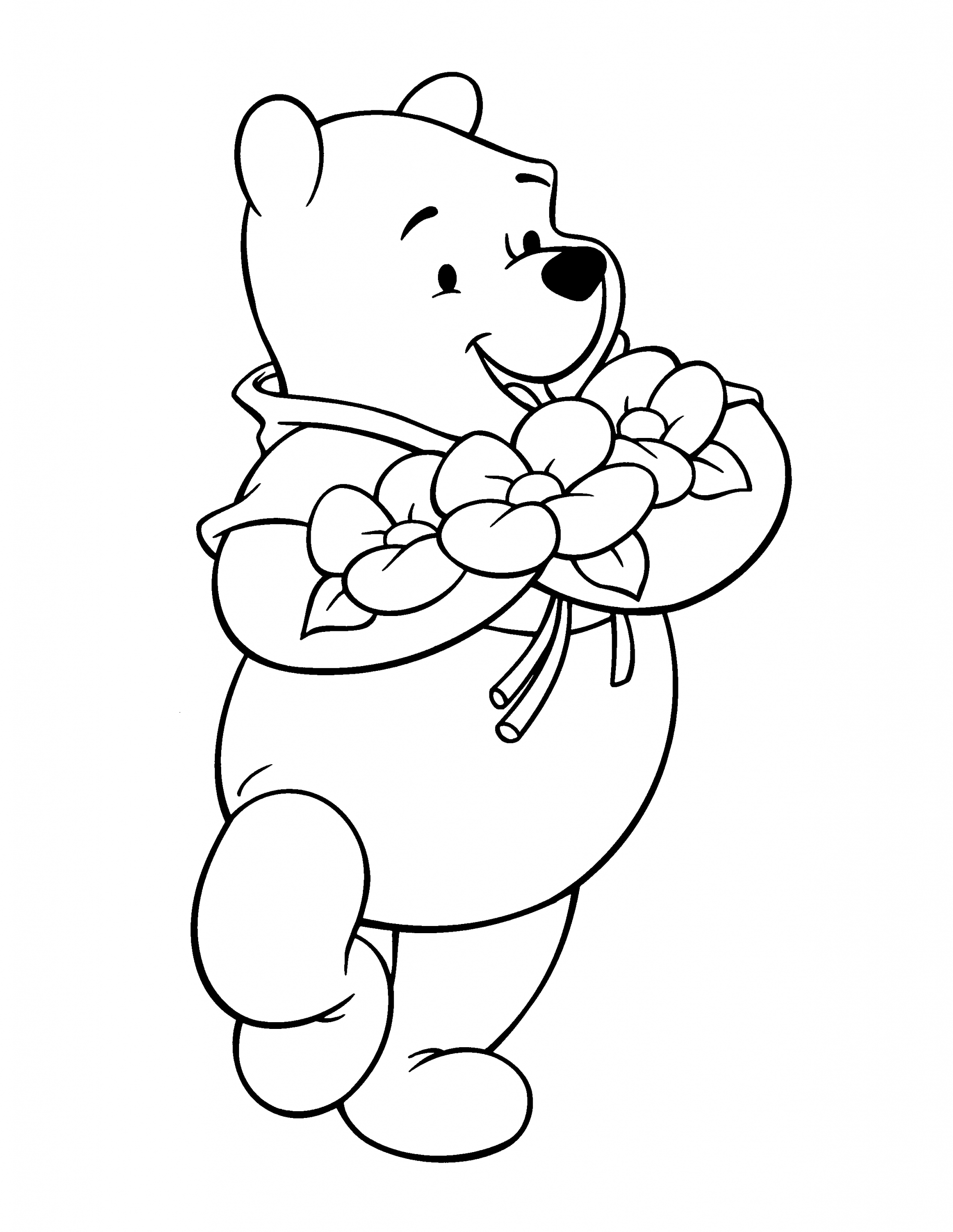 Coloriage Winnie L'Ourson #28663 (Films D'Animation serapportantà Ourson A Colorier Et Imprimer