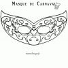 Coloriages Masques De Carnaval - Dessin Masque De Carnaval à Modele Masque De Carnaval A Imprimer