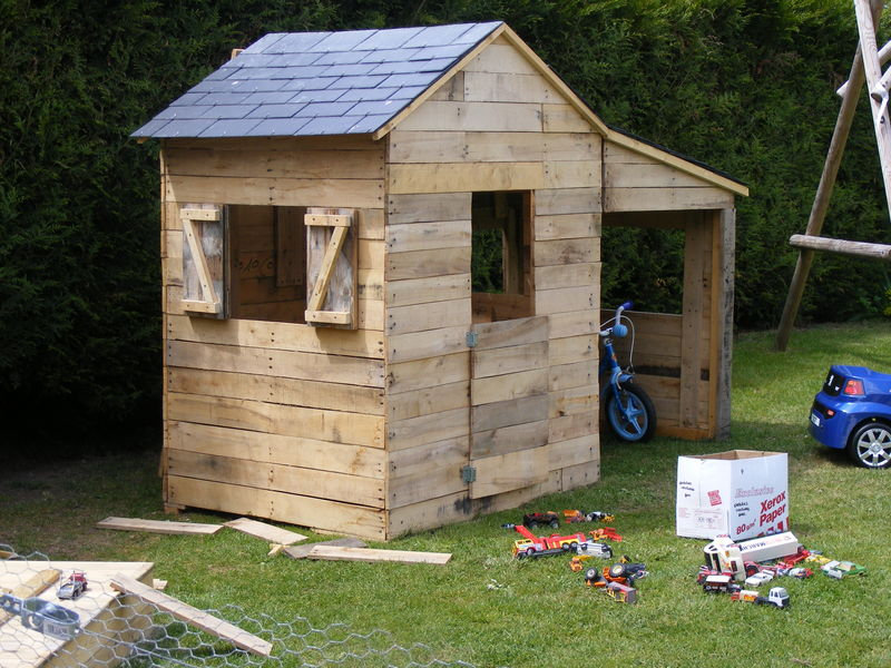 Comment Construire Une Cabane En Palette De Bois intérieur Construire Une Cabane De Jardin Pour Enfant