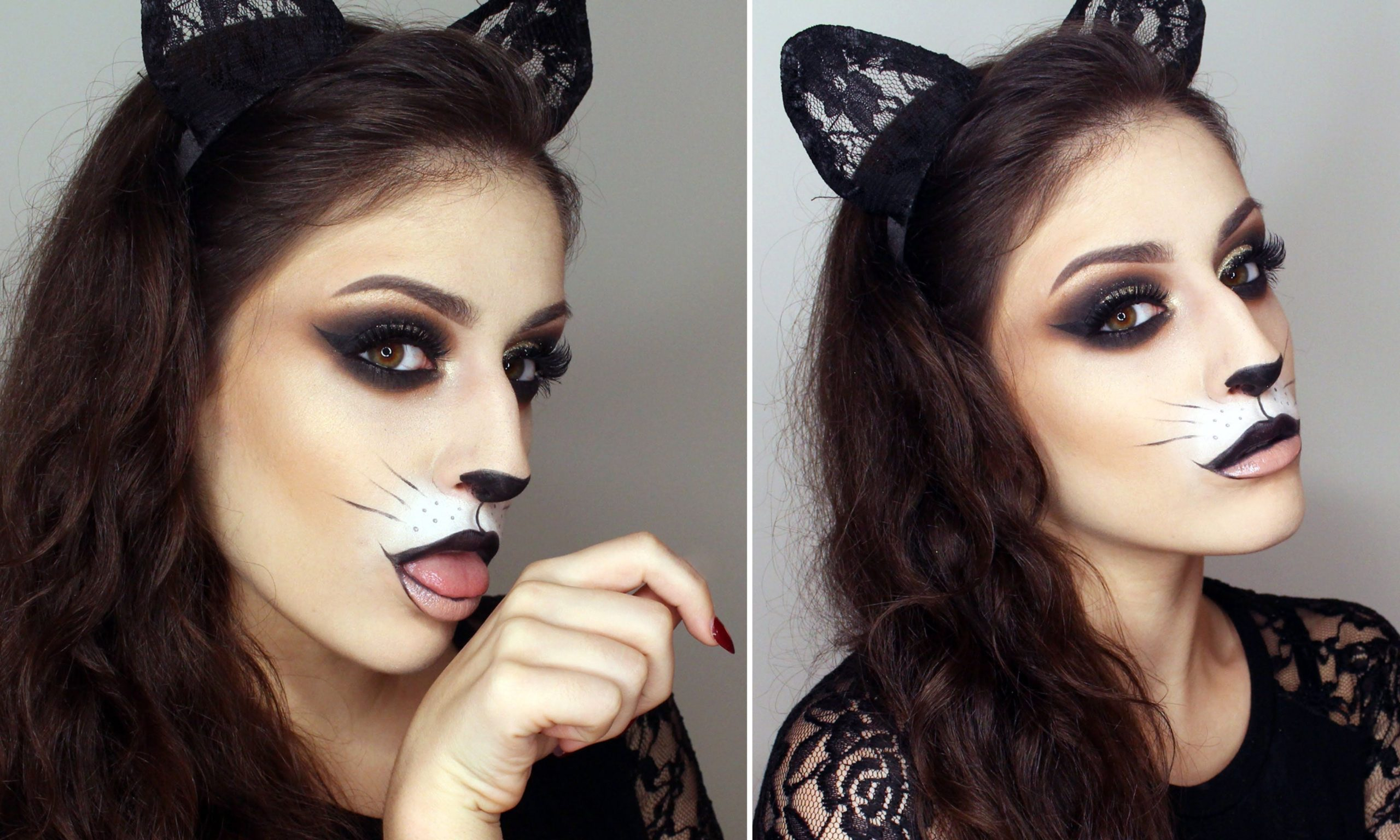 Comment Créer Un Déguisement Et Maquillage De Chat Chic encequiconcerne Comment Faire Un Maquillage Pour Halloween