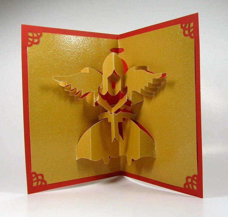 Comment Créer Une Carte Vœux Avec Un Ange De Noël En à Comment Faire Une Arme De Ninja En Papier