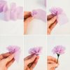 Comment Créer Une Fleur En Papier Crépon - Archzine.fr intérieur Comment Faire Une Rose Avec Du Papier