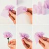 Comment Créer Une Fleur En Papier Crépon - Astuces Et concernant Realisation Papier Crepon