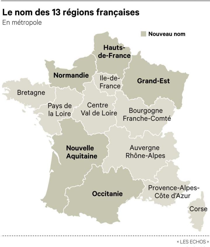 Comment S'Appelle Désormais Votre Région intérieur Les Nouvelles Régions De France