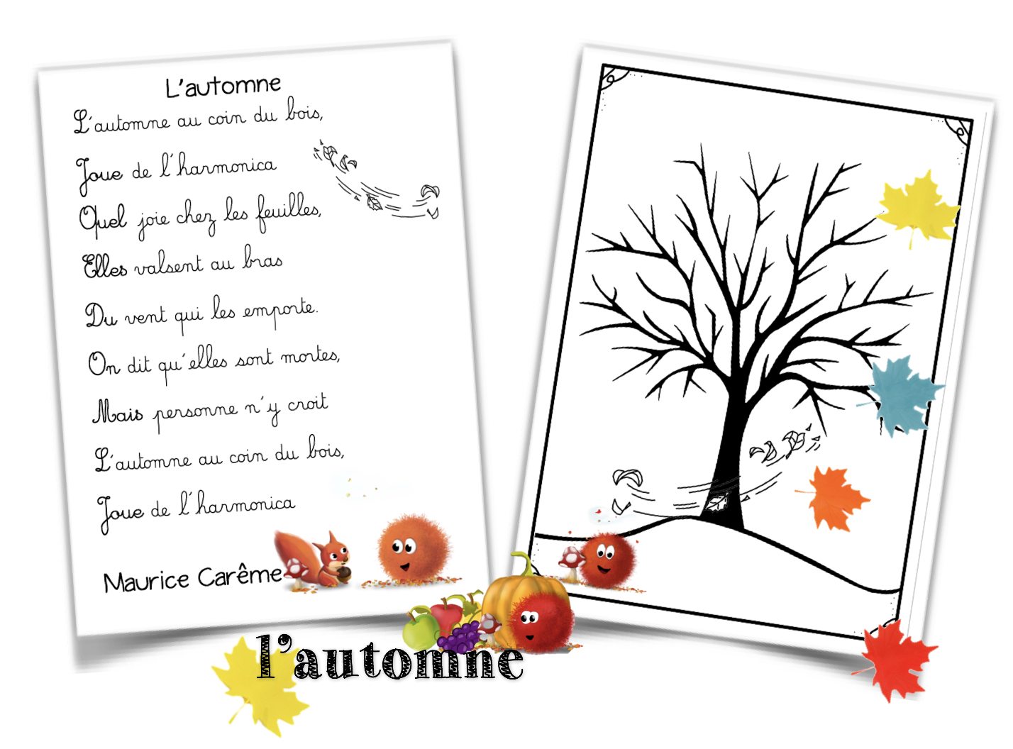 Comptine Automne Maternelle - Greatestcoloringbook tout Comptine Automne Maternelle