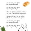 Comptine J'Ai Un Tout Petit Lapin - Paroles Illustrées &quot;J tout Poeme Paques