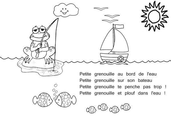 Comptine - Page 4 destiné Chanson De Grenouille
