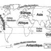 Continents Et Océans | Continents Et Océans, Carte Du à Planisphère Du Monde A Imprimer