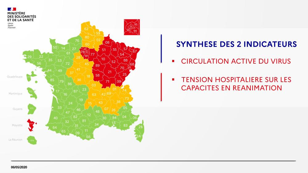 Coronavirus : Carte De France Du Déconfinement Par pour Département 11 Carte