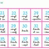 Cours De Maths Ce1 - Les Nombres De 20 À 40 - Maxicours intérieur Chiffre En Allemand De 1 A 100