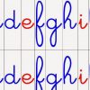 Crapouillotage: Alphabet Mobile (Lettres Cursives) concernant Alphabet En Script