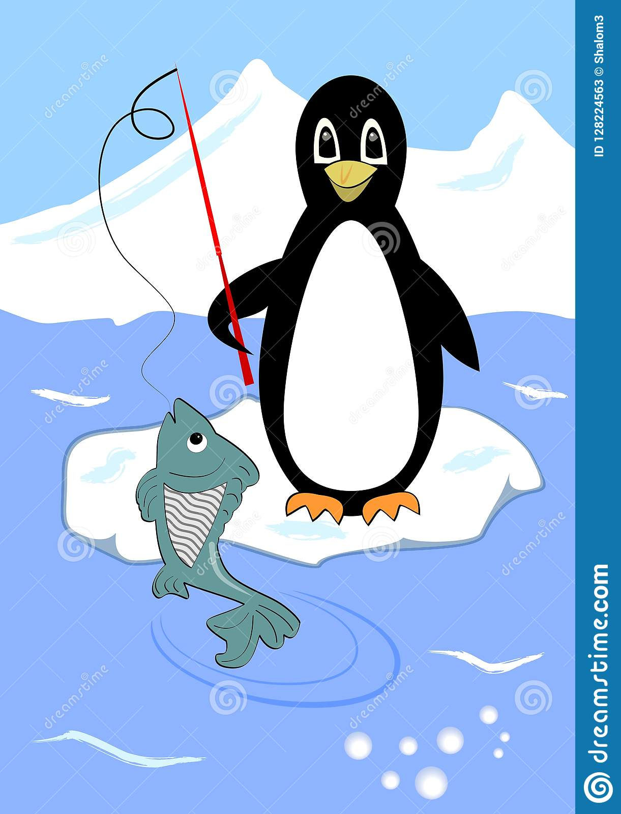 De Pingouin Sur La Banquise Stock Illustrations, Vecteurs intérieur Pingouin Sur La Banquise