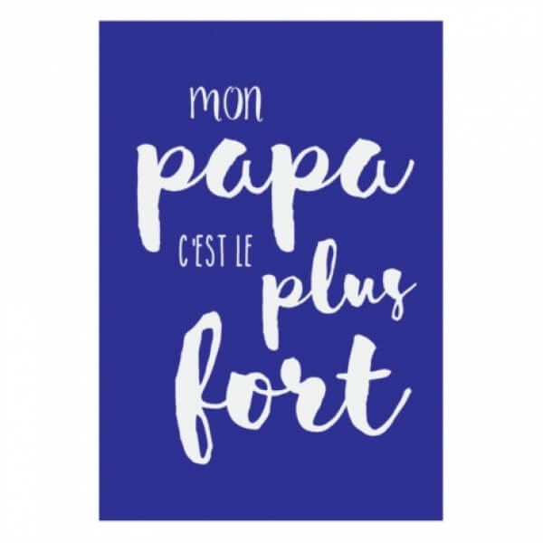 Derrière La Porte Magnet Isa Mon Papa C&amp;#039;Est Le Plus Fort tout Le Papa De Mon Papa