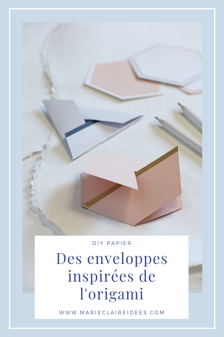 Des Enveloppes Inspirées De L'Origami | Enveloppe Diy concernant Comment Fabriquer Une Enveloppe En Papier