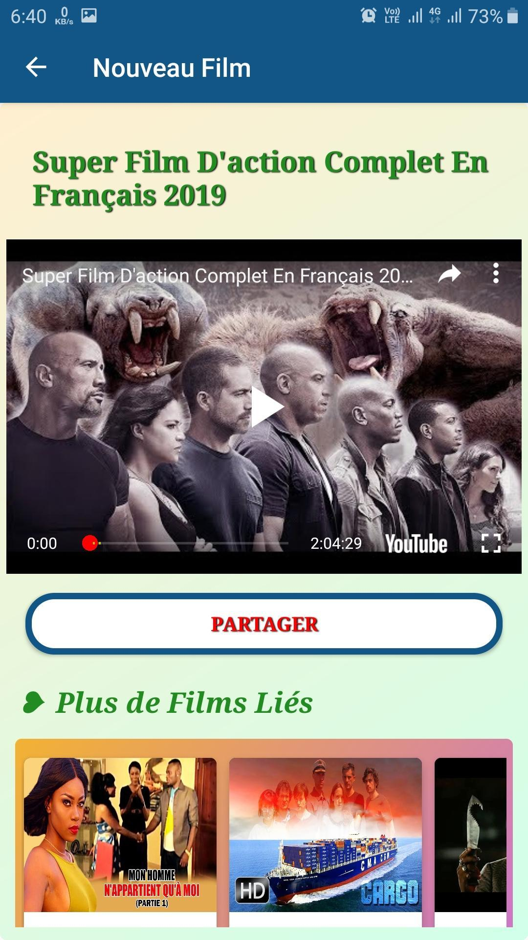 Des Films Gratuits Entier En Français 2020 For Android à Film Gratuit En Entier Et En Français