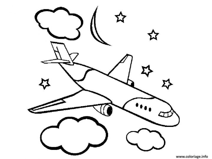 Dessin A Colorier Gratuit Avion - Free To Print intérieur Modele Dessin Avion