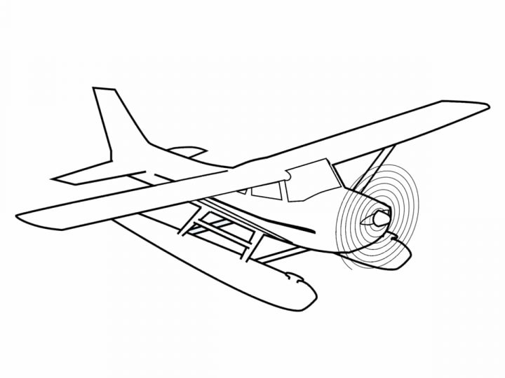 Dessin Avion - Les Dessins Et Coloriage avec Modele Dessin Avion