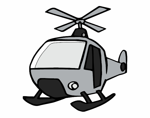 Dessin De Un Hélicoptère Colorie Par Membre Non Inscrit Le serapportantà Helicoptere Dessin