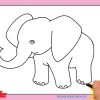 Dessin Éléphant 4 - Comment Dessiner Un Éléphant encequiconcerne Modèles De Dessins À Reproduire