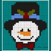 Dessin En Pixel Noel - Get Images Two encequiconcerne Pixel Art Pere Noel