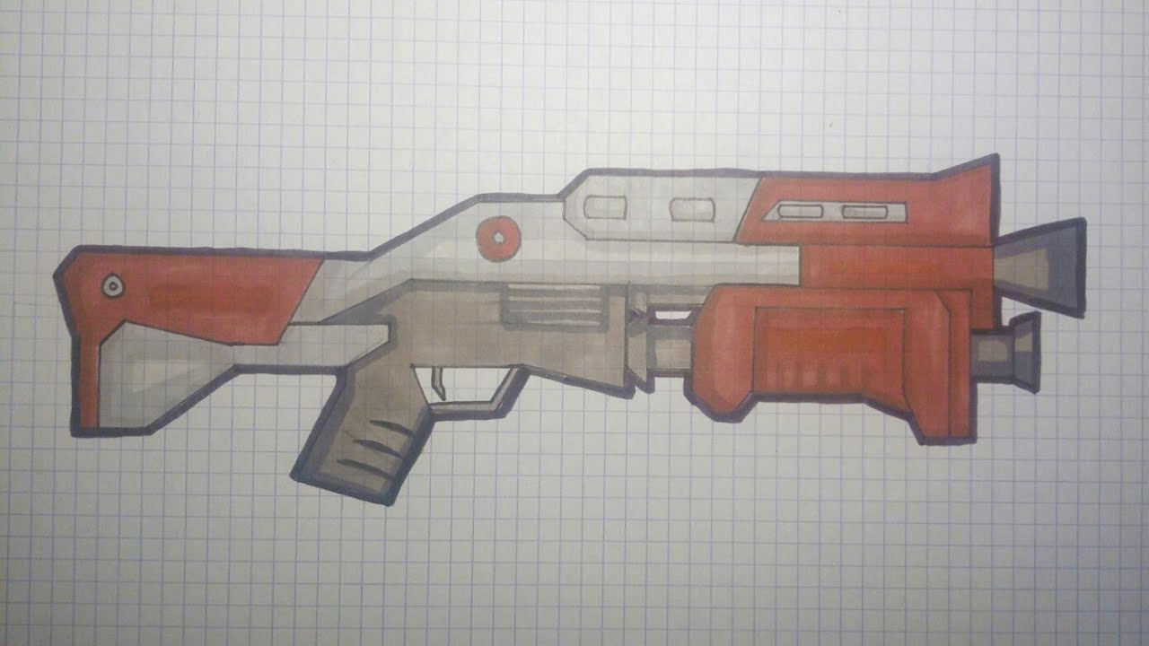 Dessin Fortnite Arme Facile Pixel serapportantà Comment Dessiner Un Fusil