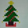 Dessin Pixel Sapin De Noel - Les Dessins Et Coloriage dedans Pixel Art De Noël