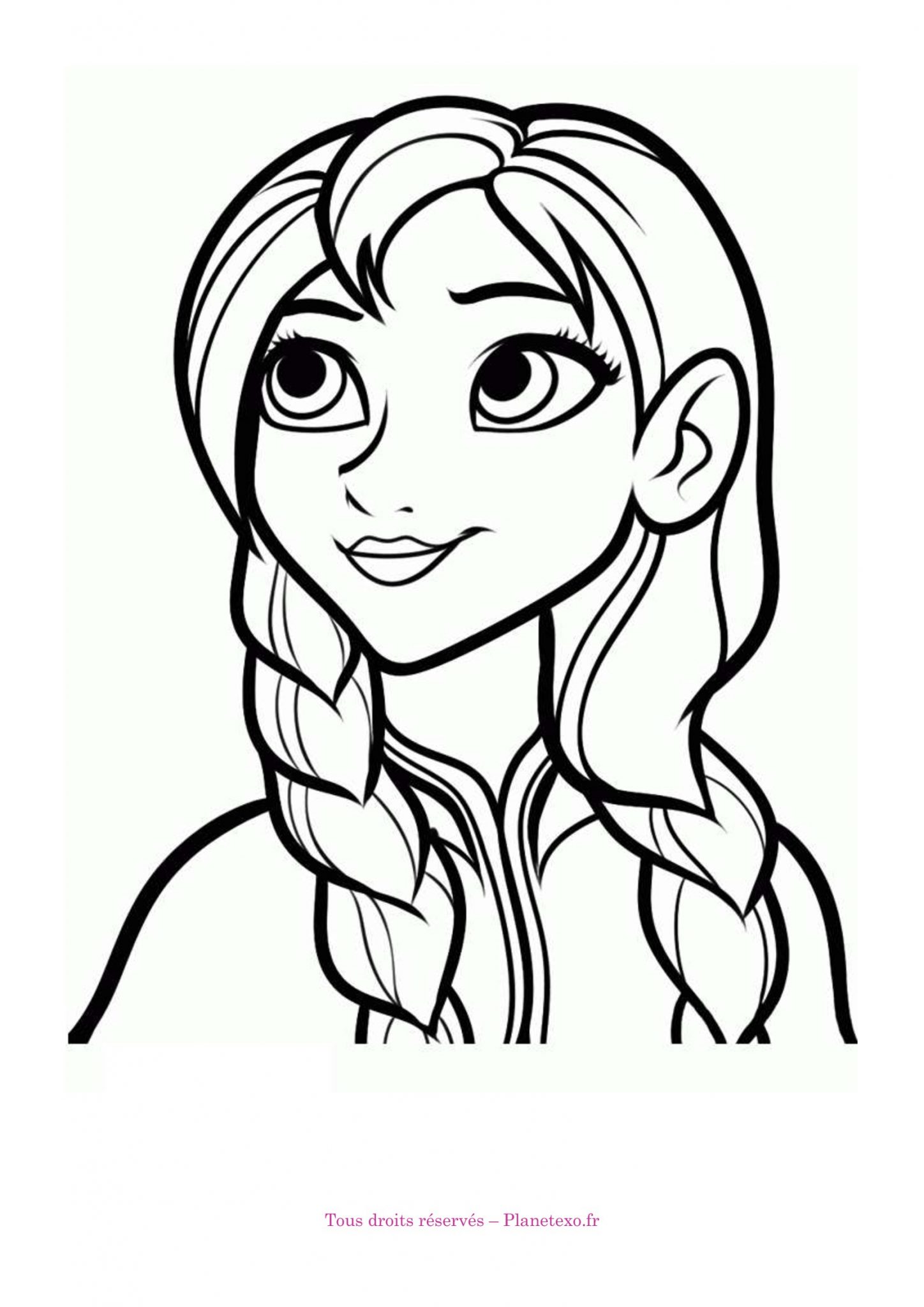 Dessin Reine Des Neiges Anna - Dessin Et Coloriage pour Dessin Animé