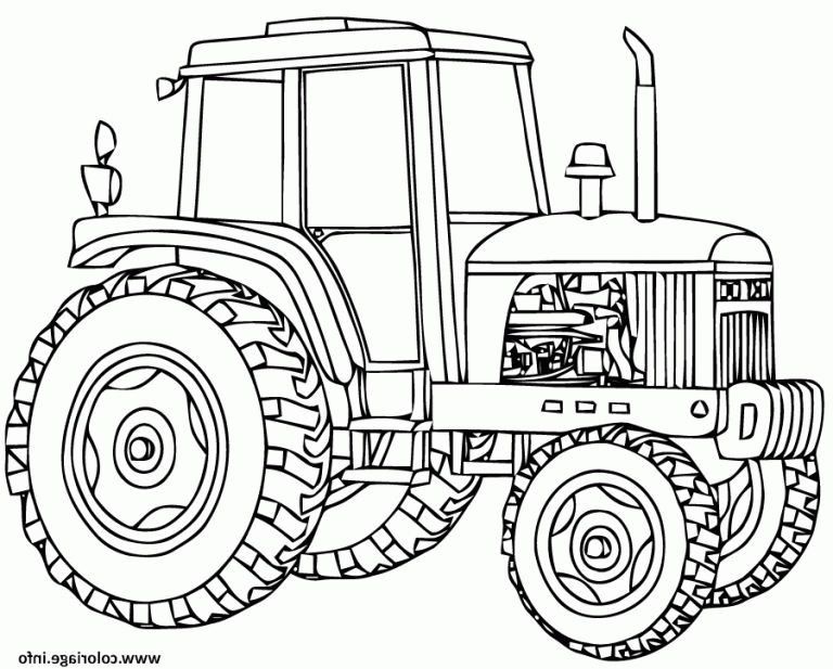 Dessin Tracteur John Deere Impressionnant Image Coloriage avec Dessin Animé De Tracteur John Deere