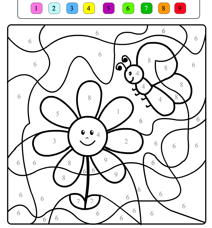 Dessins En Couleurs À Imprimer : Coloriages Magiques dedans Coloriage Numero A Imprimer