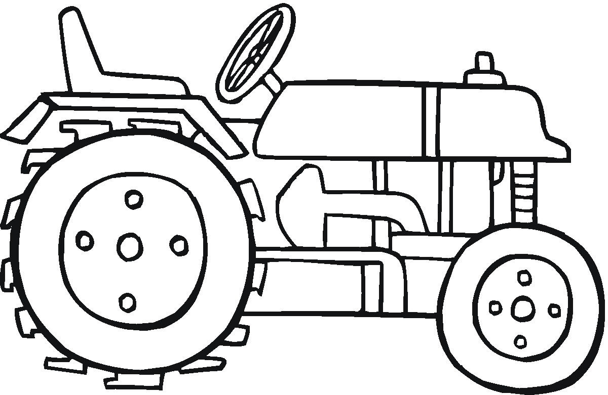 Dessins En Couleurs À Imprimer : Tracteur, Numéro : 20920 avec Dessin De Tracteur À Colorier