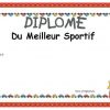 Diplome De Sportif À Imprimer pour Diplome A Personnaliser Et A Imprimer