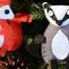 - Diy - Petits Animaux De La Forêt À Suspendre Au Sapin à Bricolage Animaux De La Foret