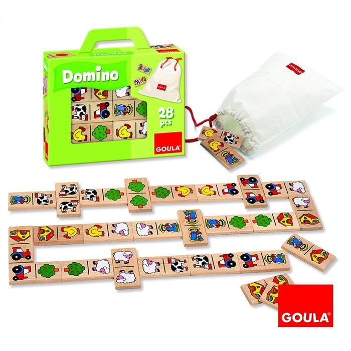 Domino Ferme Goula | Jeux De Société, Jeu Educatif, Jeux intérieur Jeux De Famille Ferme
