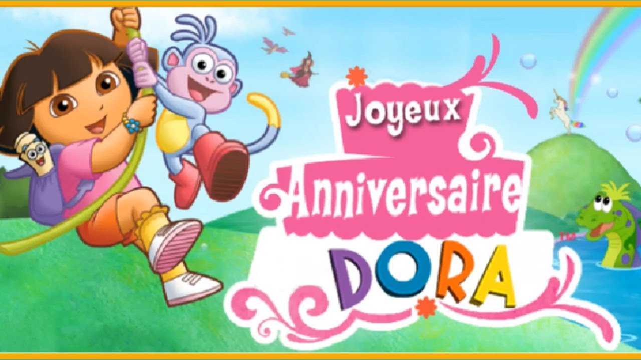Dora L&amp;#039;Exploratrice - Joyeux Anniversaire Dora pour Dora L Exploratrice En Francais Dessin Animé