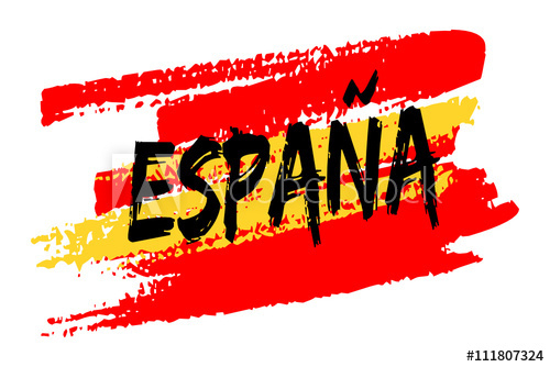 &amp;quot;Drapeau Espagne - Espana&amp;quot; Fichier Vectoriel Libre De tout Image Espagnol A Imprimer