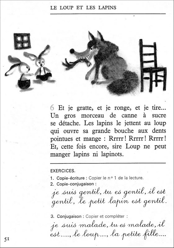 École : Références: Le Loup Et Les Lapins (Conte intérieur Chanson Sur Les Loups