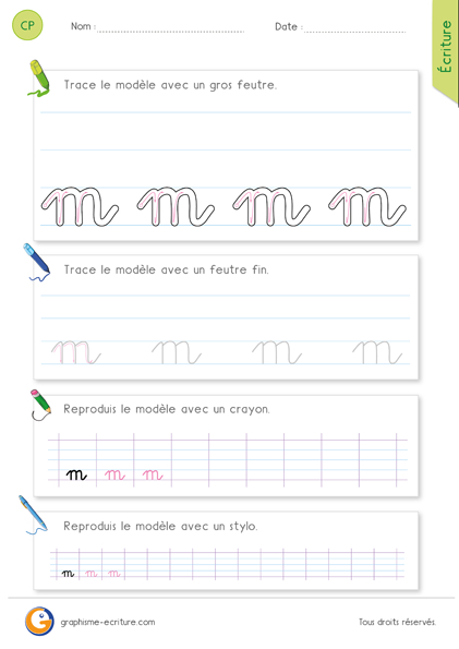 Écrire La Lettre M Cursive - Canne Et Ponts | Écriture Cp Ce1 concernant M Majuscule Cursive