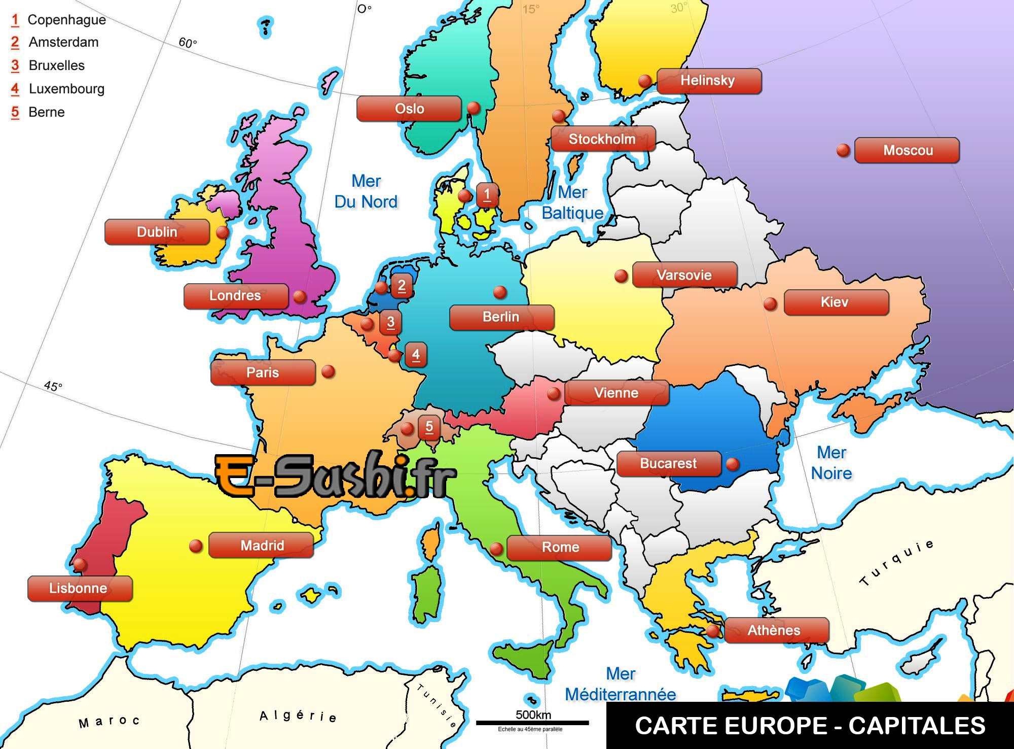 Élections Européennes : Trois Indices Pour Le Quiz Du Mois avec Quiz Capitales Europe