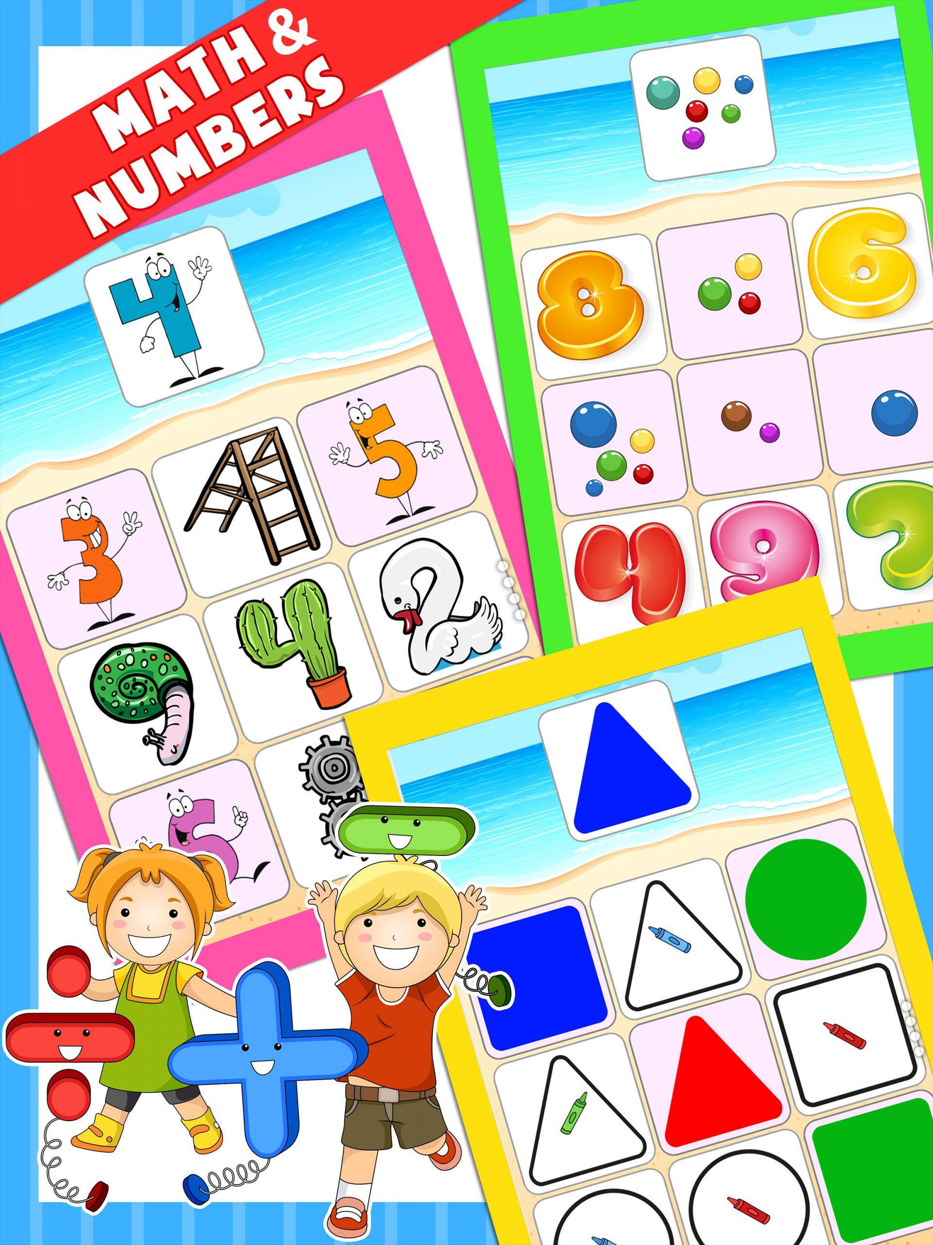 Enfants Jeux Éducatifs (Préscolaire) Pour Android intérieur Jeux Educatif Gs