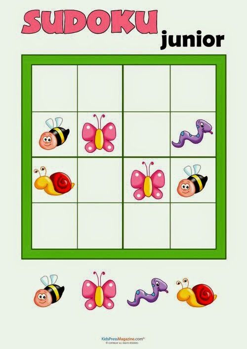 Épinglé Par Gigi Sur Sudoku (Avec Images) | Sudoku Enfant dedans Jeux De Logique Enfant