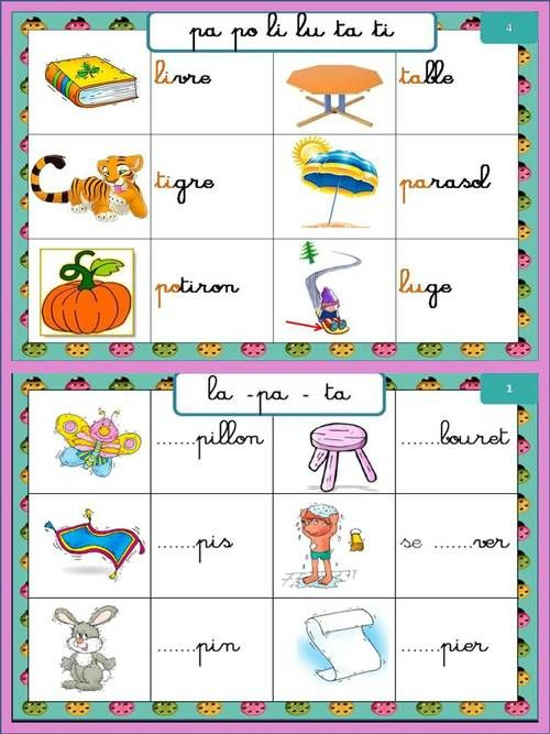 Épinglé Sur Basic Alphabet To Learn intérieur Apprendre Syllabes Maternelle