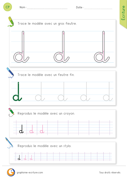 Épinglé Sur Enfant Activité, Diy dedans Cahier D Écriture Cp À Imprimer