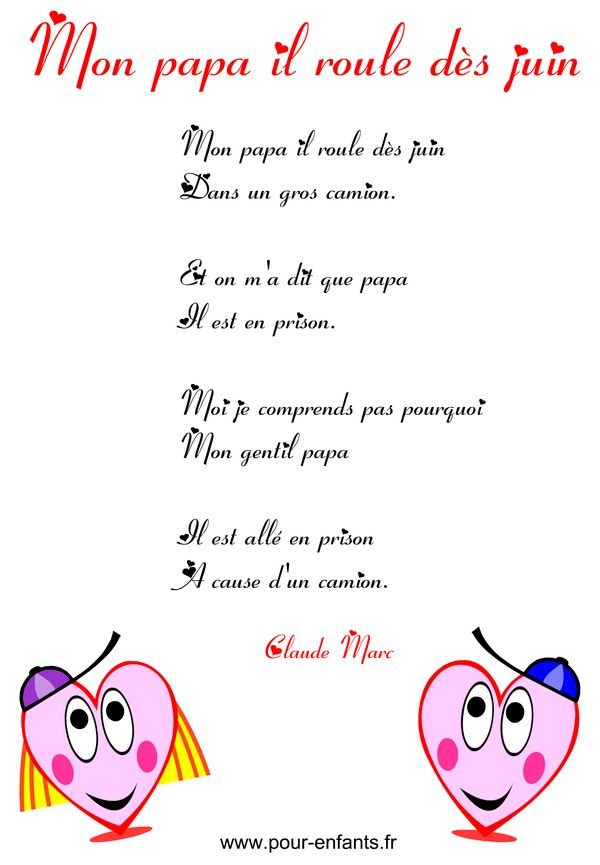 Épinglé Sur Fête Des Mamans avec Poeme Fete Des Papas Maternelle