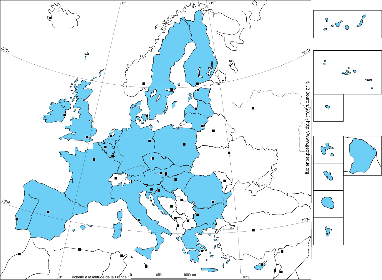 Epn Folelli: Juillet 2013 serapportantà Carte Europe Vierge