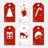 Etiquettes De Cadeaux De Noël Et Du Nouvel An. Cartes Noël à Etiquettes De Noel Pour Cadeaux