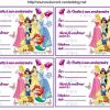 Etiquettes Invitations Princesses Pour Anniversaire encequiconcerne Invitation Anniversaire Vaiana A Imprimer Gratuit