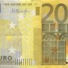 «Euro Banknotes Bombing» Des Silhouettes Sur Des Billets D intérieur Couleur Des Billets D Euros
